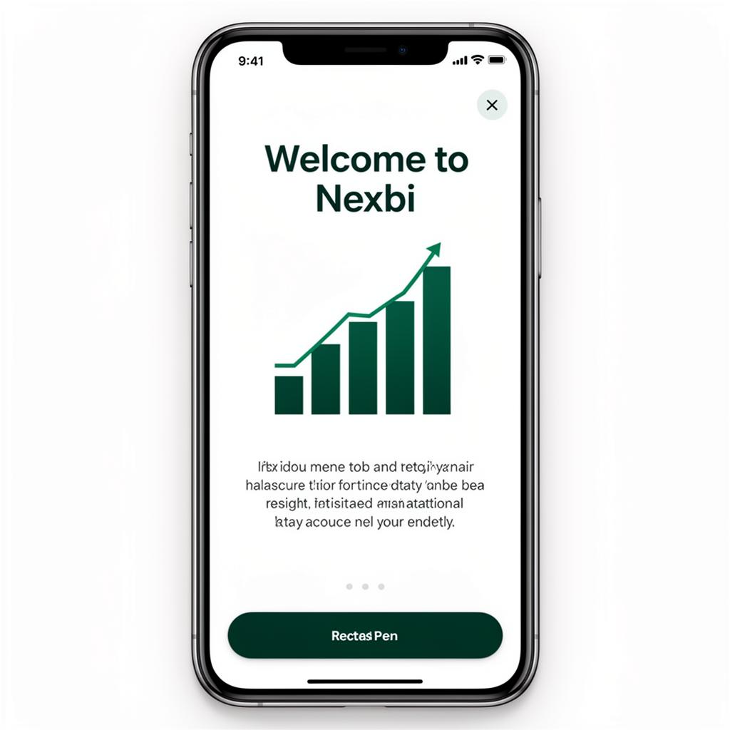Nexbi AI Onboarding screen