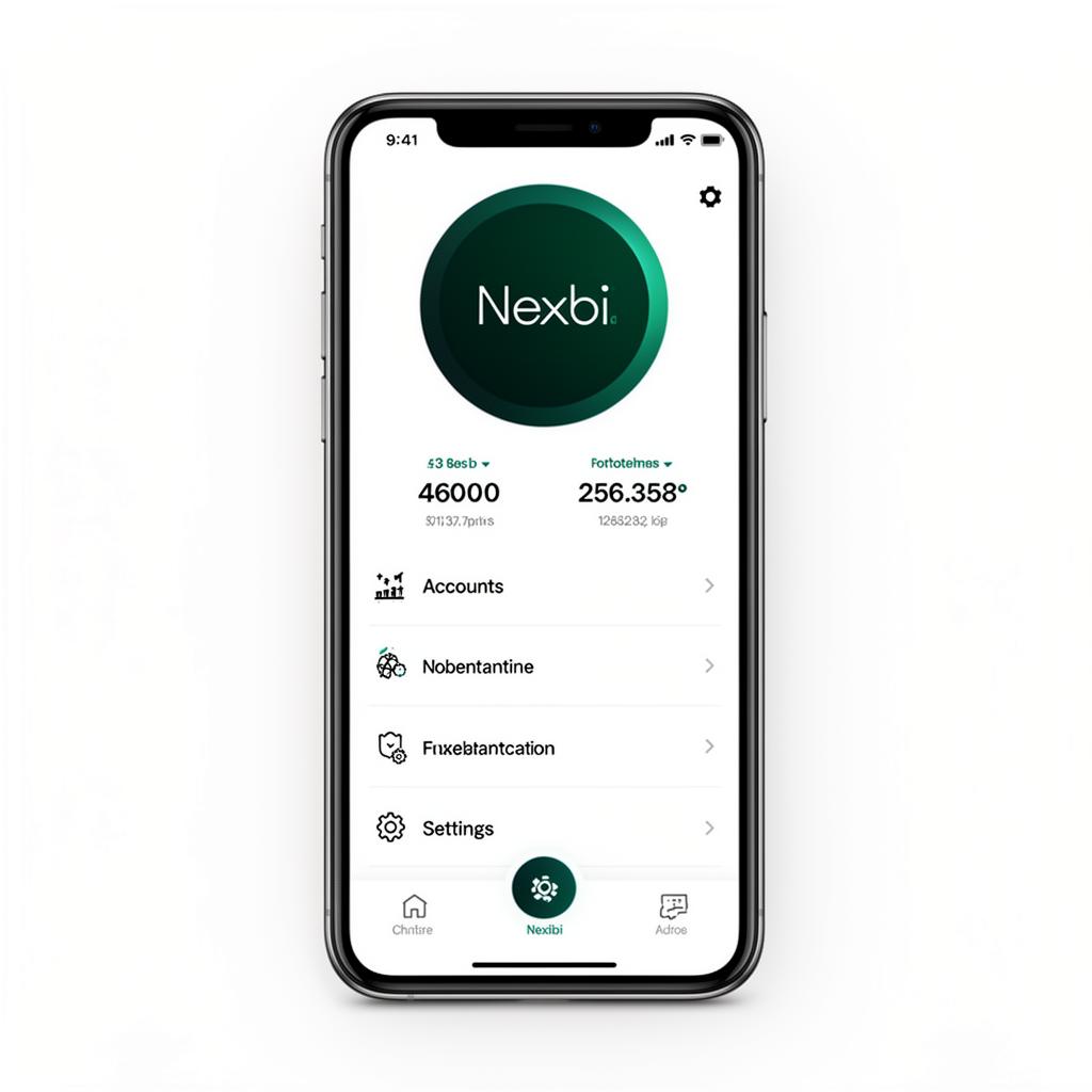 Nexbi AI Profile screen